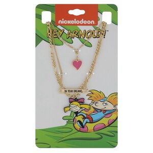 NEW Nickelodeon Hey Arnold Helga In Your Dreams Necklaces Set
